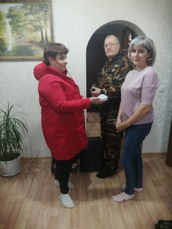 Установка автономных пожарных извещателей