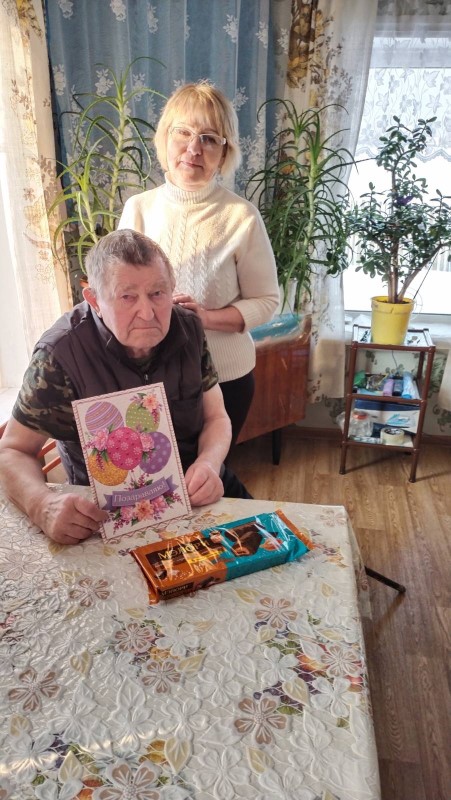 Поздравление обслуживаемых с юбилеем