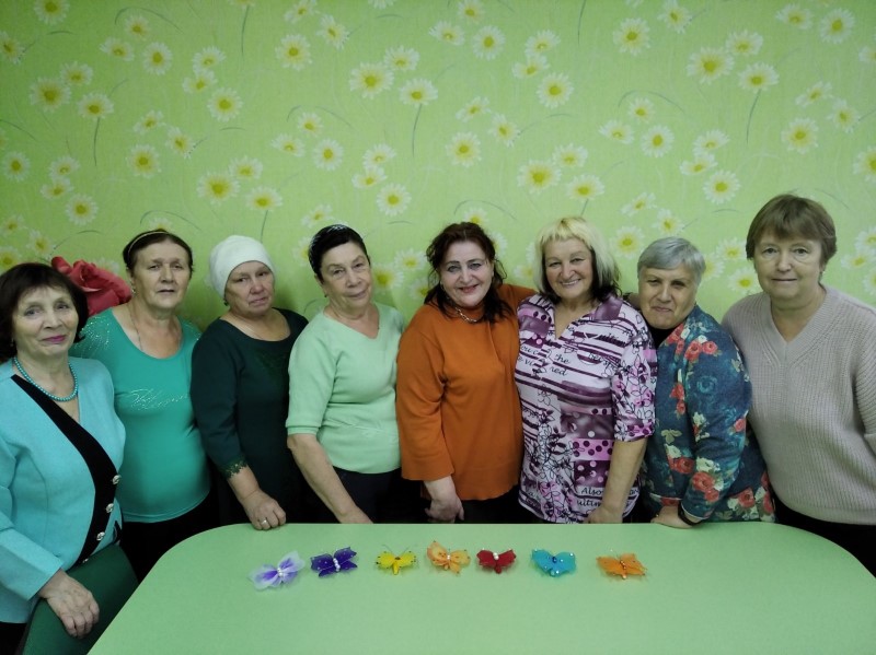 Занятие по трудотерапии в ОДП
