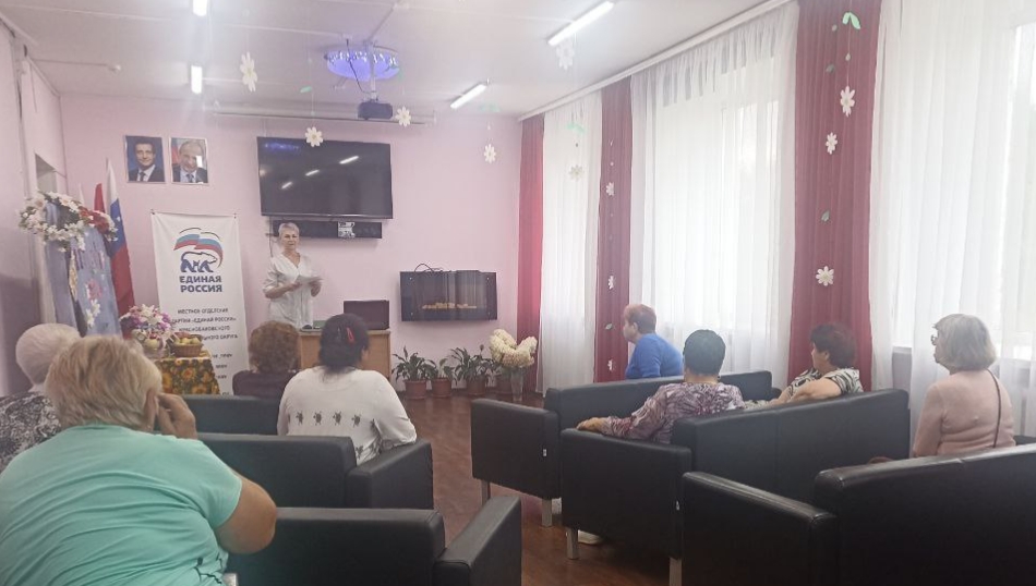 Беседа с медицинским работником