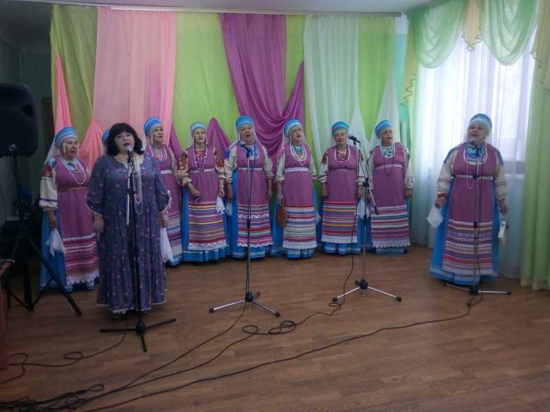 Концерт ансамбля русской песни «Сударыня» Борковского ДКиТ под руководством Железиной А.А. в ОДП